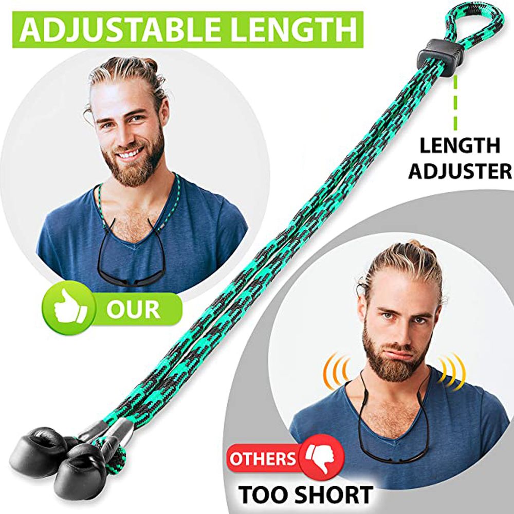 Women Men Sports Glasses Chain - مراجعة Sunglass Retainer Cord وسعره