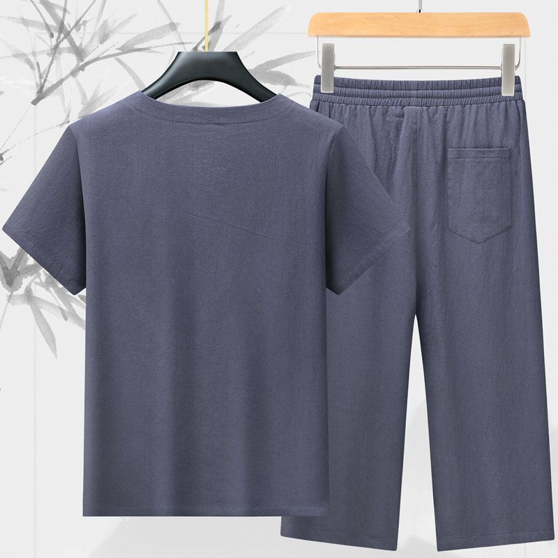 High-quality fashionable men's - مراجعة Short Linen Drawstring وسعره