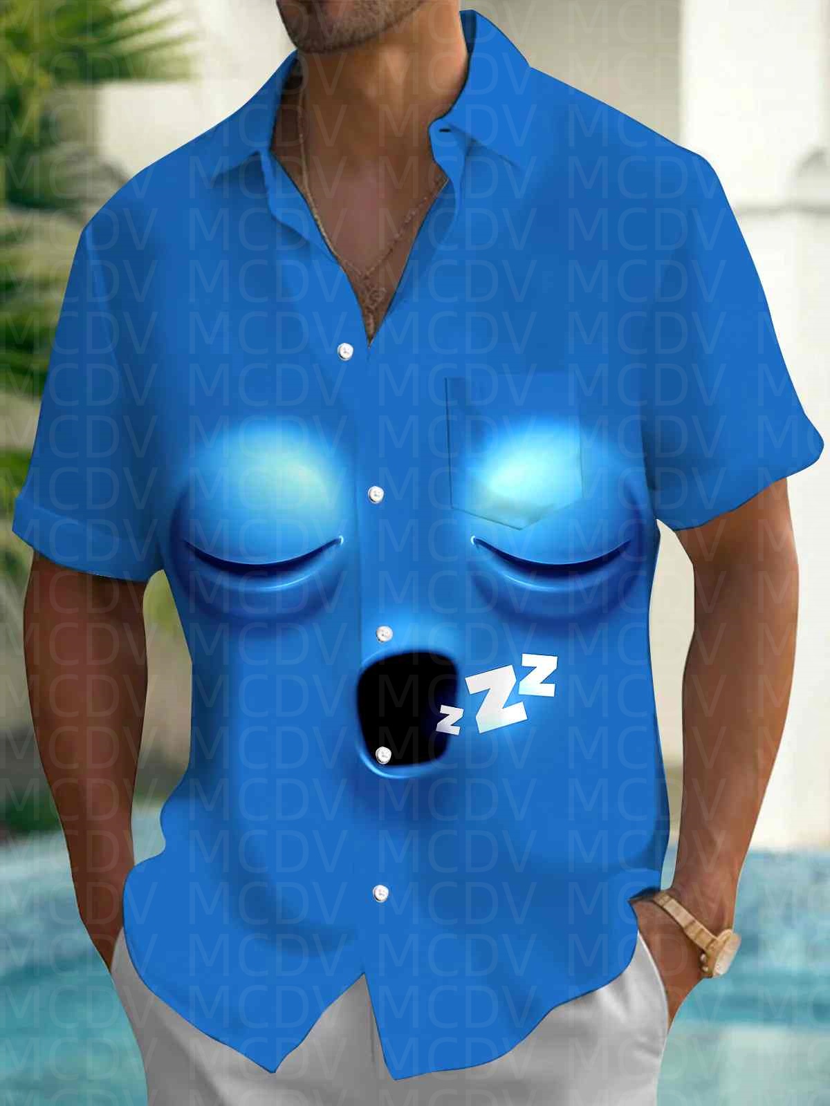 Cute Pattern Men's Hawaiian Sh - مراجعة Shirt Camp Collar وسعره