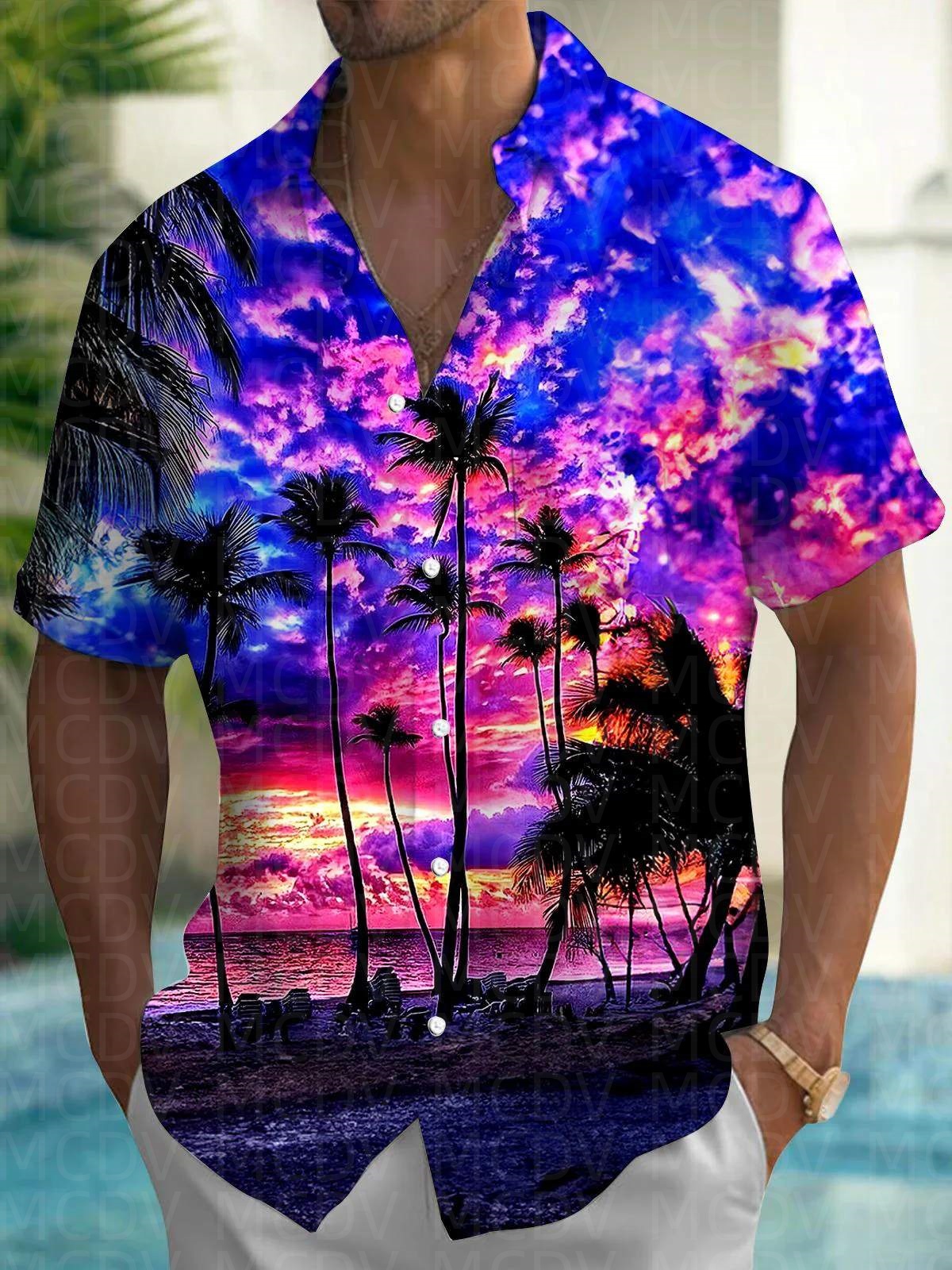 Cute Pattern Men's Hawaiian Sh - مراجعة Shirt Camp Collar وسعره