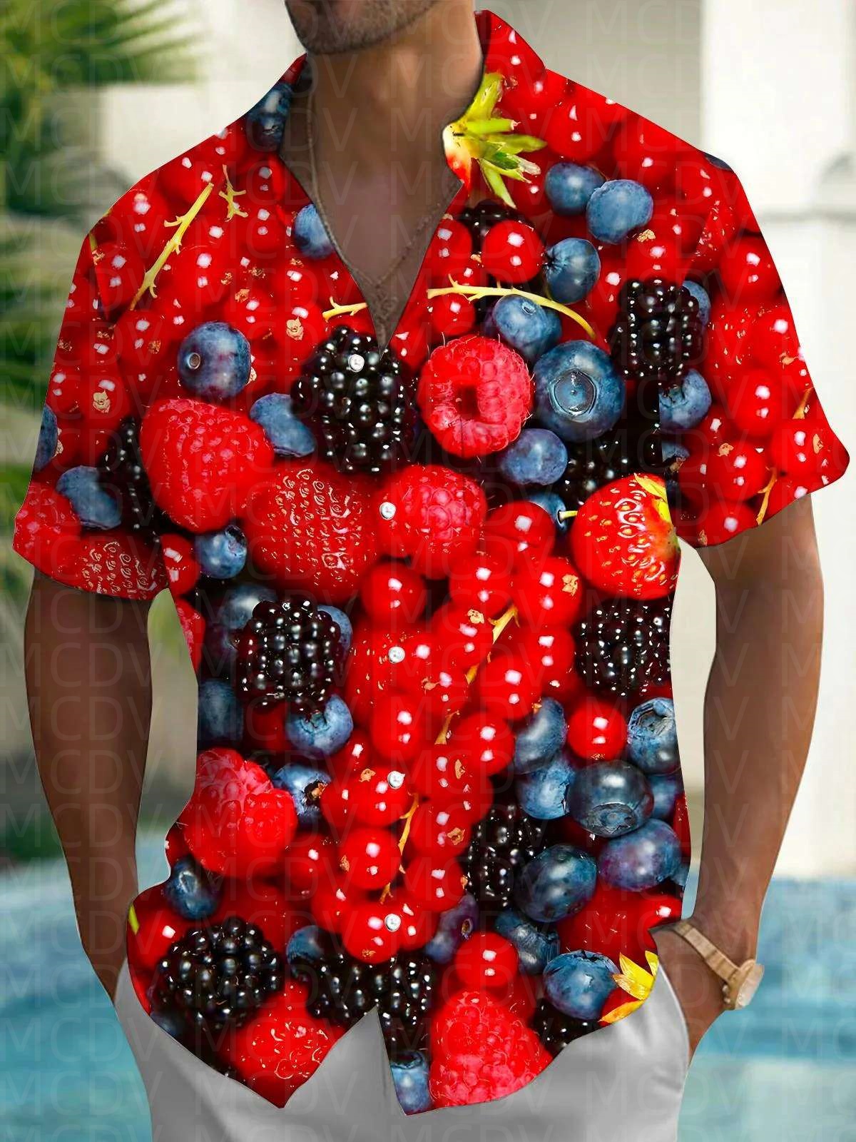 Cute Pattern Men's Hawaiian Sh - مراجعة Shirt Camp Collar وسعره