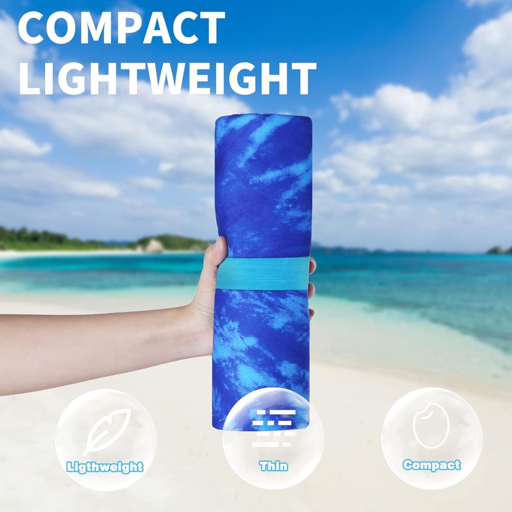 Lightweight Oversized 71x32 Be - مراجعة Beach Towel Large وسعره