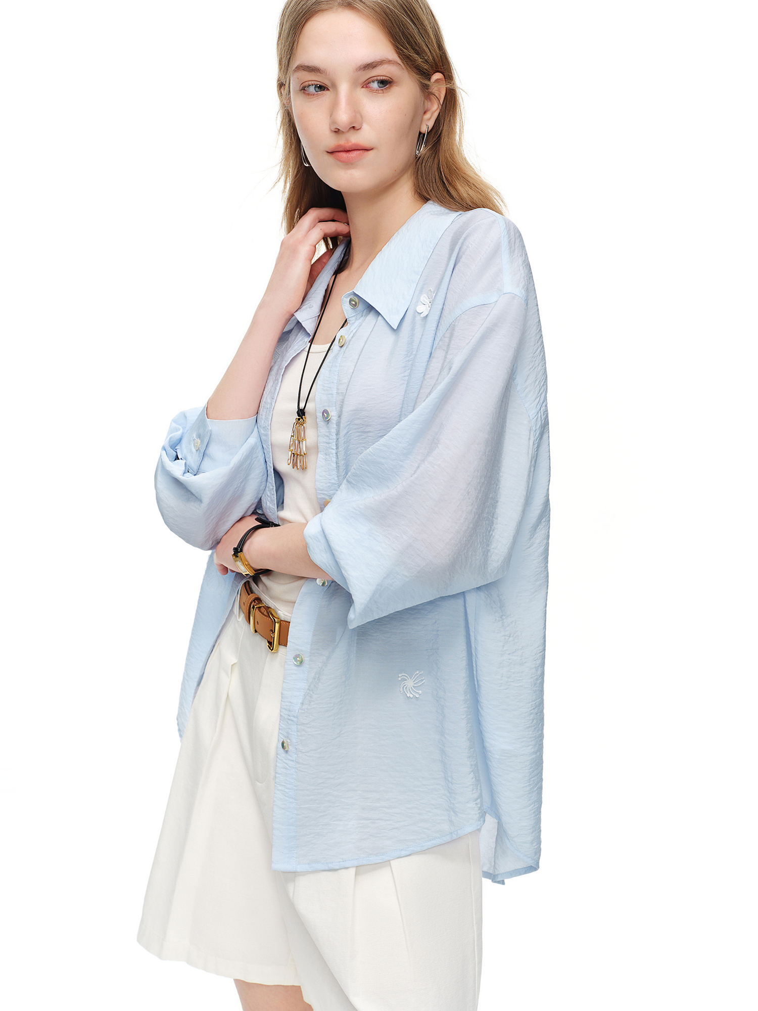 DUSHU 2026 Summer Women's Ligh - مراجعة Resort Shirt Floral وسعره