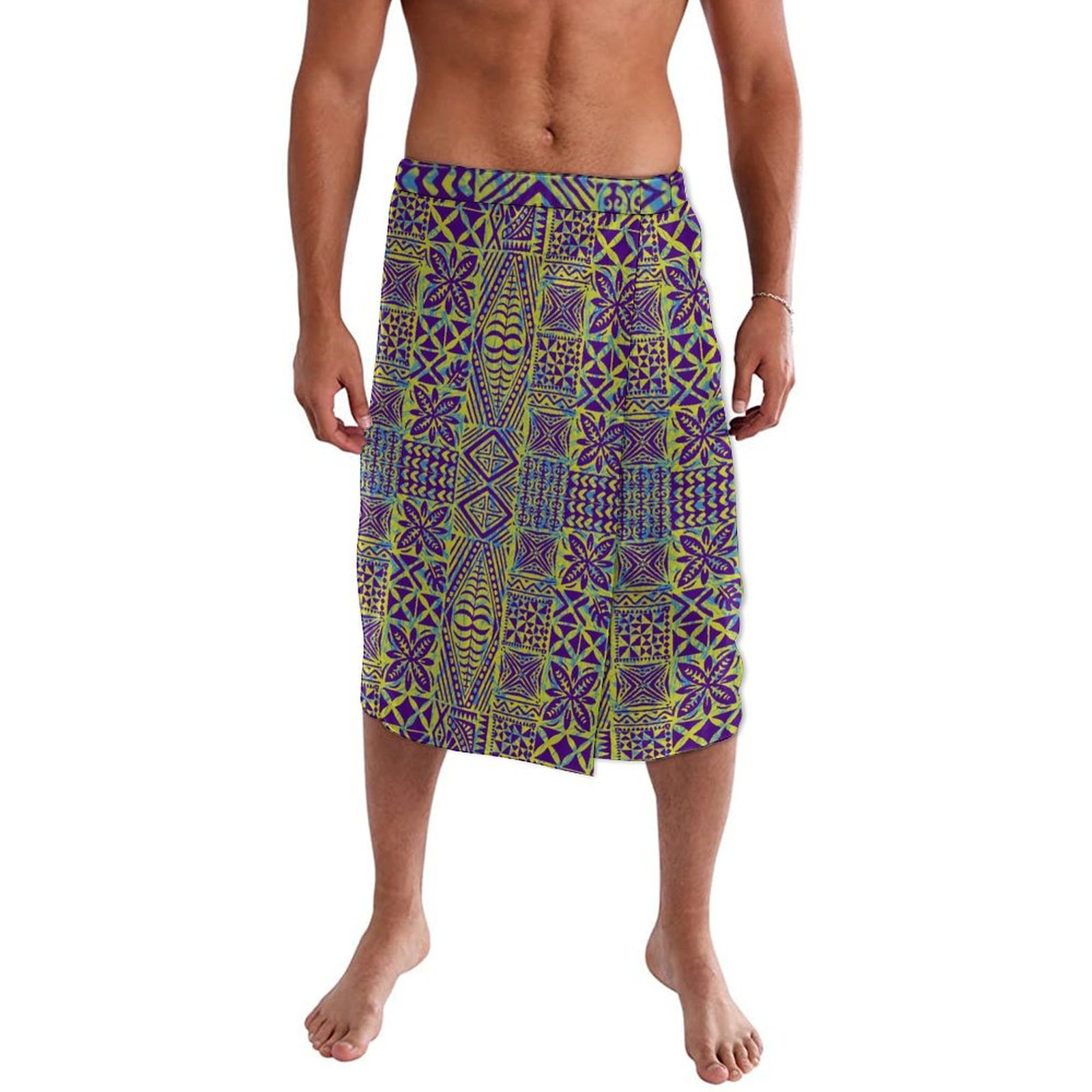 Summer Pacific Islands Traditi - مراجعة Sarong Men Wrap وسعره