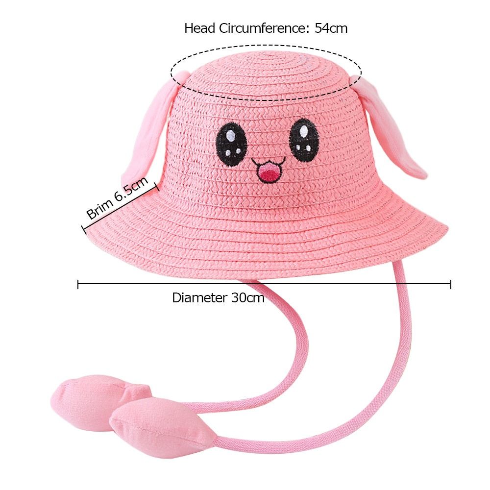Summer Bucket Cap Moving Ears  - مراجعة Bucket Hat Straw وسعره