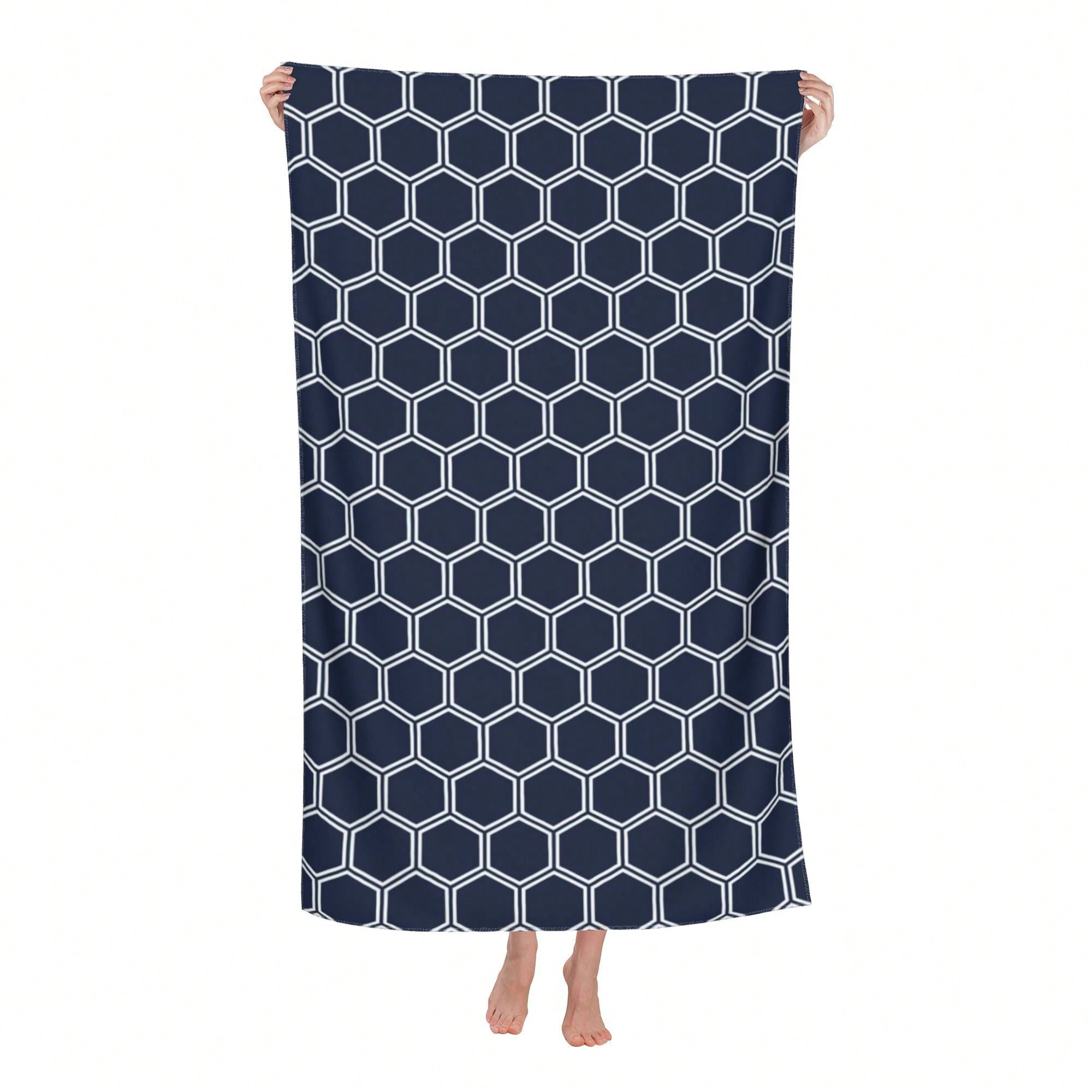 Geometric Pattern Cla1ssic StY - مراجعة Beach Towel Large وسعره