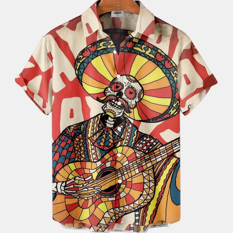 Summer Men's Fashion Casual So - مراجعة Resort Shirt Floral وسعره