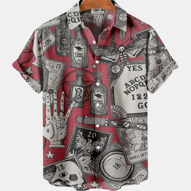 Summer Men's Fashion Casual So - مراجعة Resort Shirt Floral وسعره