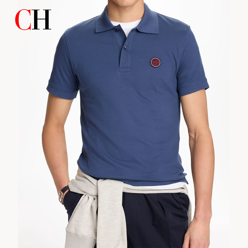 CH Red Accent Circular Rubber  - مراجعة Polo Shirt Pique وسعره