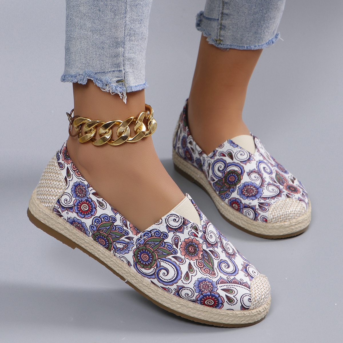 Spring new women's sports shoe - مراجعة Espadrille Slip On وسعره