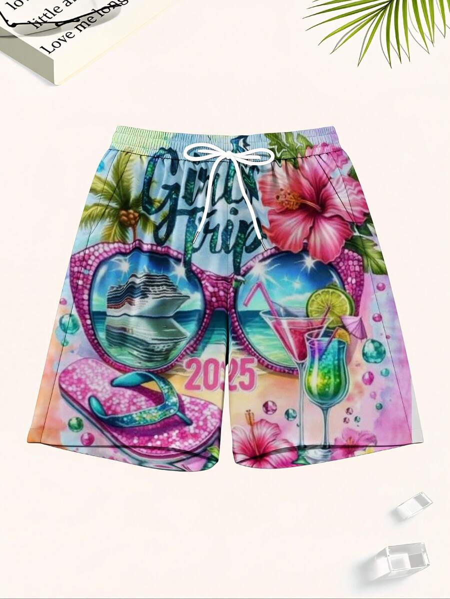 Mens Beach Swim Trunks 3D Prin - مراجعة Swim Trunk Quick Dry وسعره