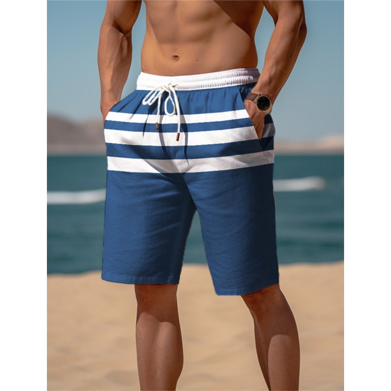 3D Printed Colorful Stripes Sh - مراجعة Trunks Board Surf وسعره