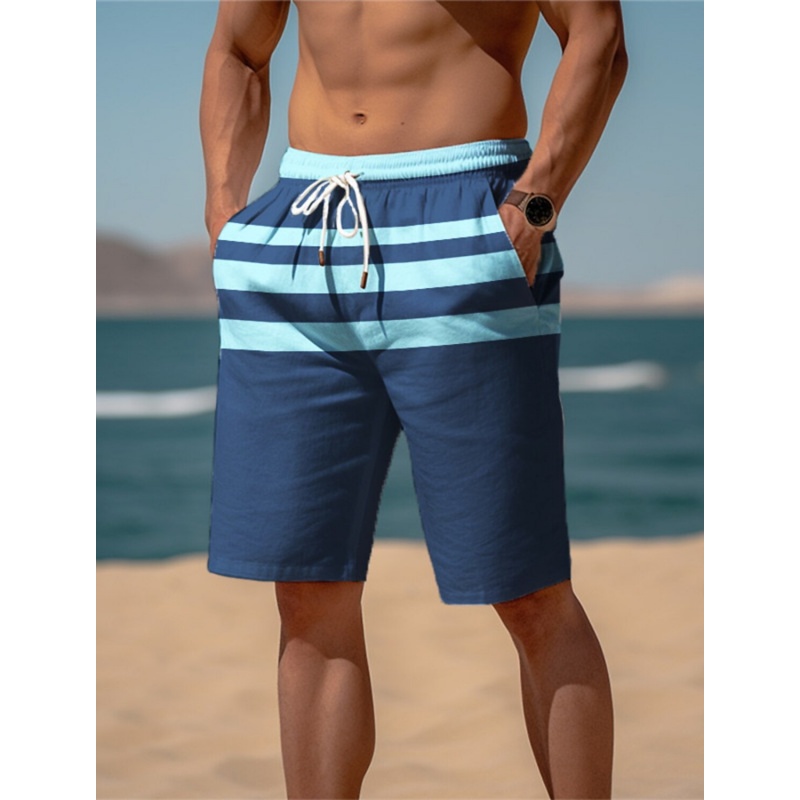3D Printed Colorful Stripes Sh - مراجعة Trunks Board Surf وسعره