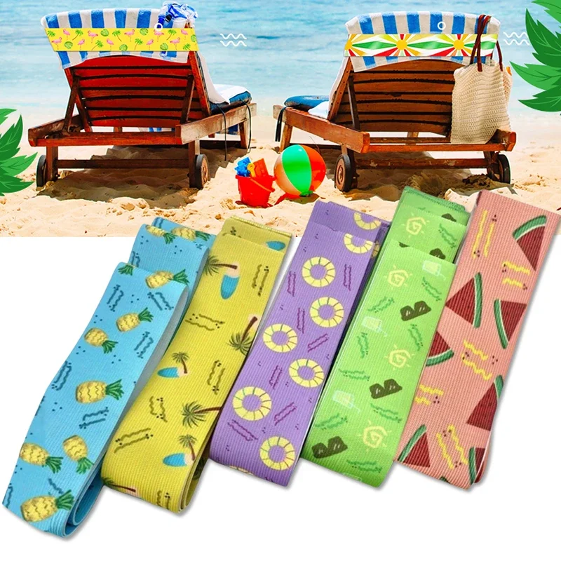 5Pcs  Large Towel Bands for Be - مراجعة Beach Towel Large وسعره