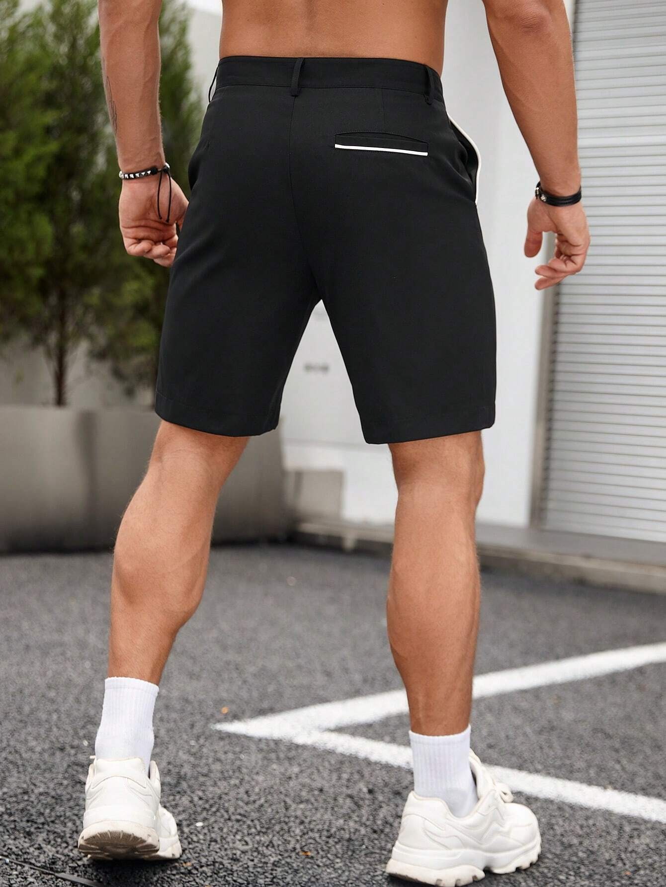 Men's Business Casual Chino Sh - مراجعة Shorts Chino Slim وسعره
