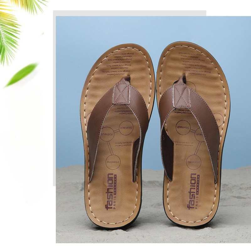 2026 Shoes Leather Men's Flip  - مراجعة Flip Flop Leather Men وسعره