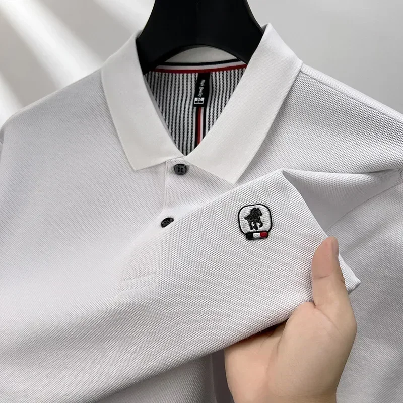 Cotton polo shirt men's long s - مراجعة Polo Shirt Pique وسعره
