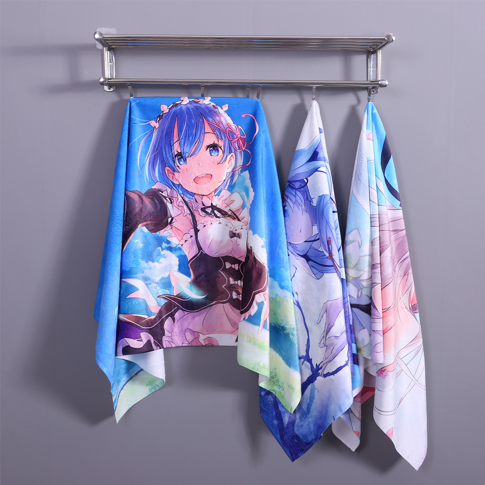 2024 Re:Life In A Different Wo - مراجعة Beach Towel Large وسعره