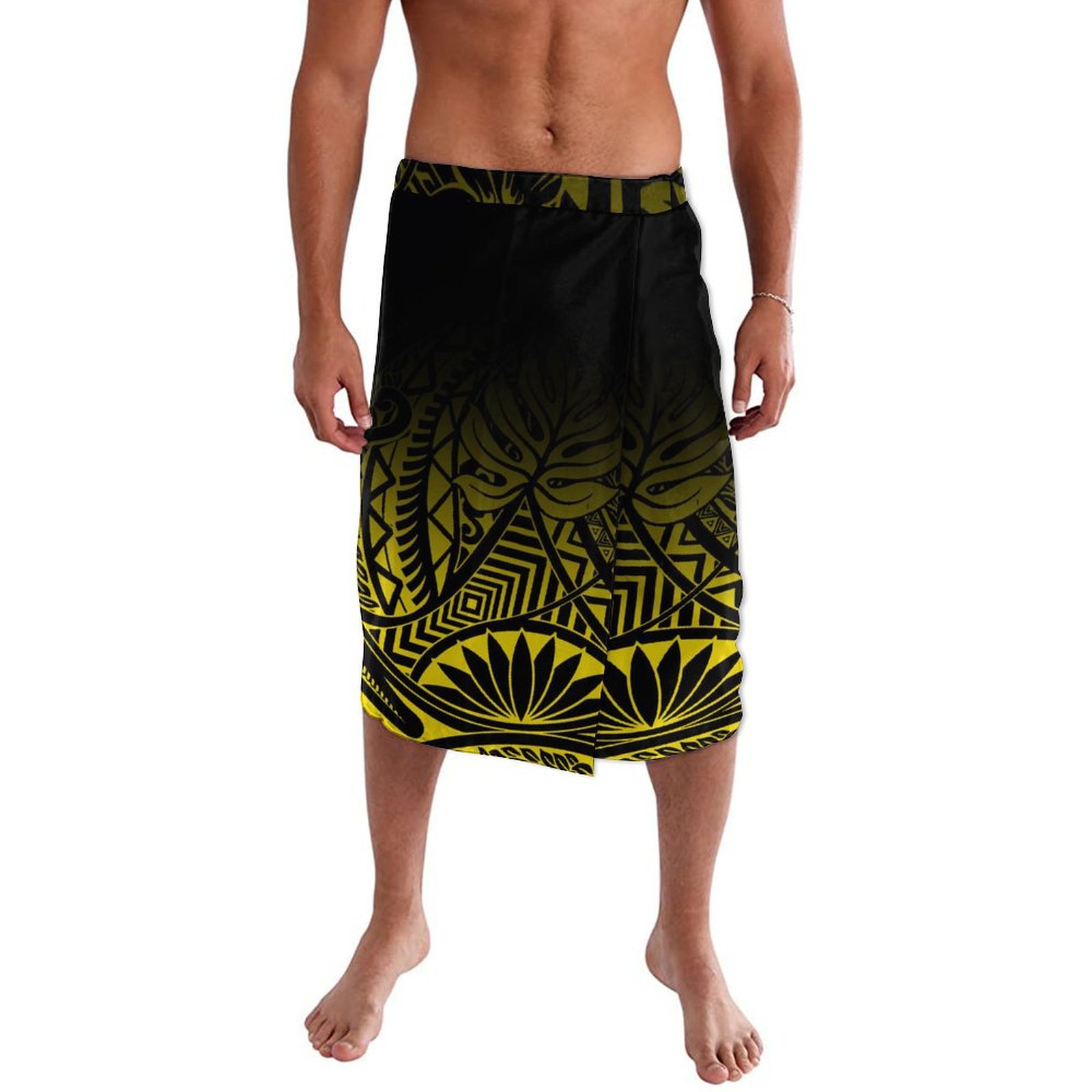 Hot Hawaiian Ethnic Style Men' - مراجعة Sarong Men Wrap وسعره