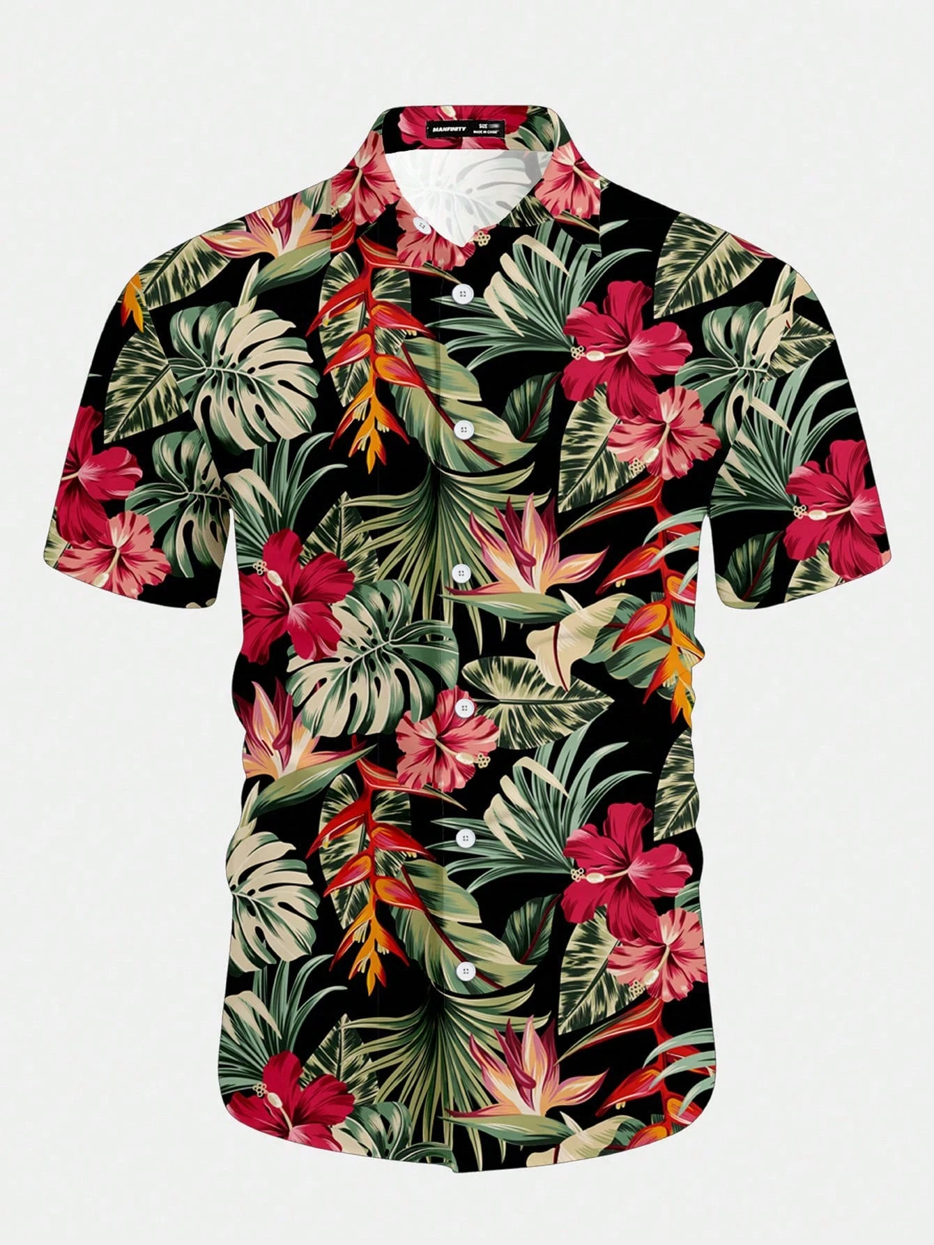 Casual Hawaiian Shirt Men Trop - مراجعة Resort Shirt Floral وسعره