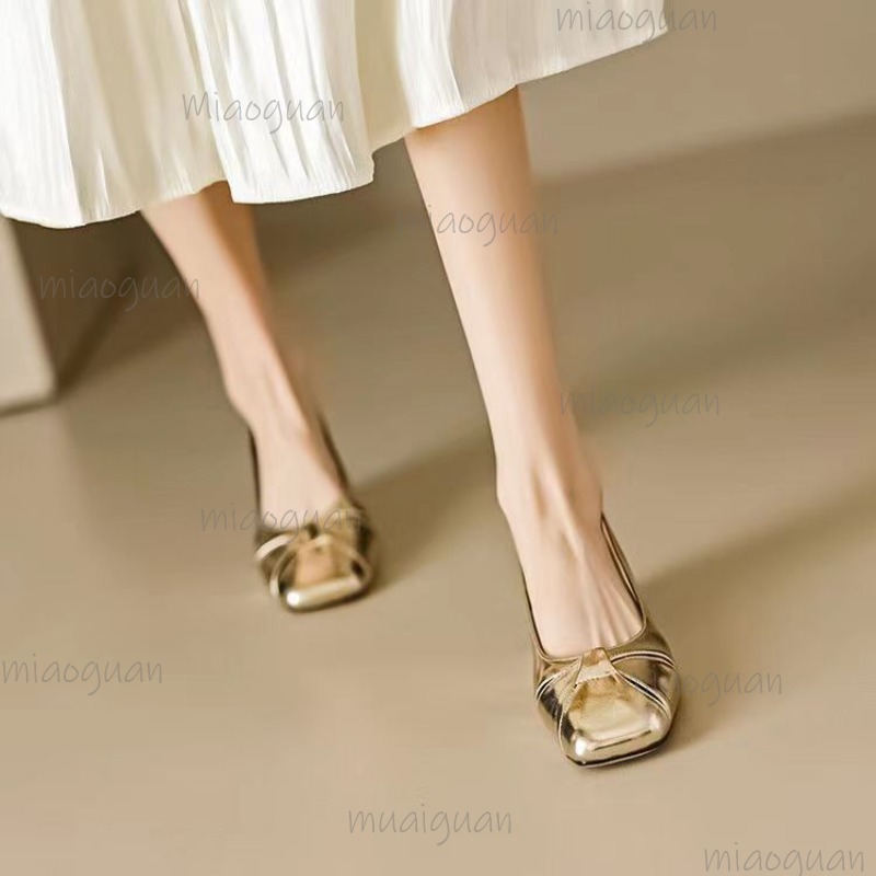 Cover Toe Low Heel Pumps Women - مراجعة Casual Sandal Leather وسعره