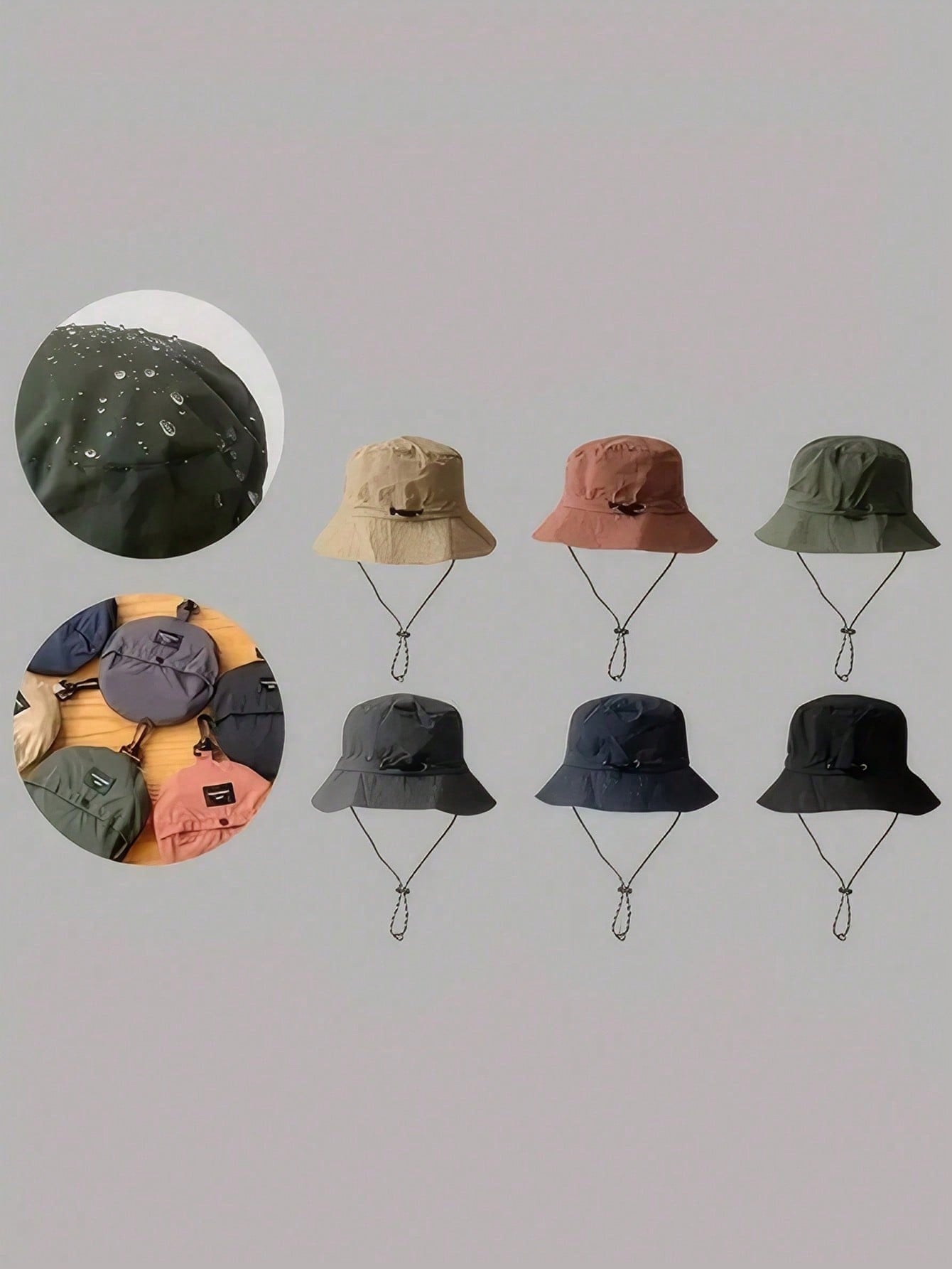1 Pc Waterproof Bucket Hat, Fo - مراجعة Packable Hat Nylon وسعره