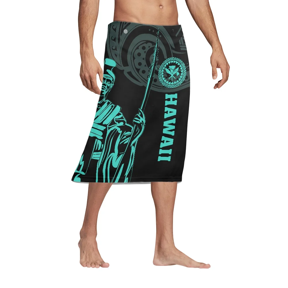 Polynesian Tribal Tattoo Print - مراجعة Sarong Men Wrap وسعره