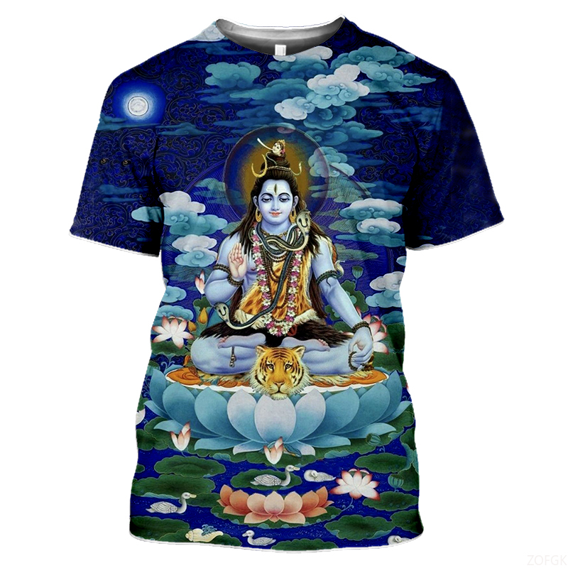 Summer Fashion Indian Deities  - مراجعة Tee Graphic Print وسعره