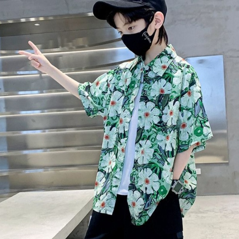 Boys' Floral Shirt Summer Set  - مراجعة Resort Shirt Floral وسعره