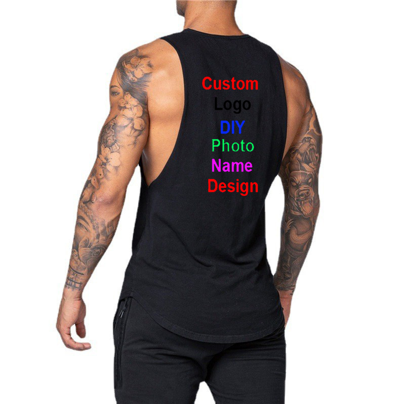 DIY Customized Logo Brand Gym  - مراجعة Tank Top Muscle وسعره
