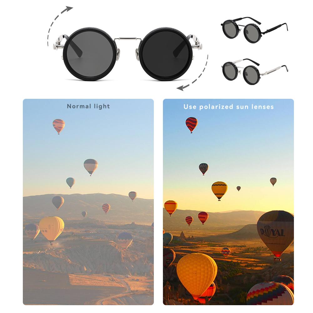 Adjustable ND Polarized Sungla - مراجعة Sunglasses Aviator Polarized وسعره
