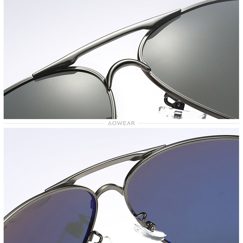 AOWEAR Men's Aviation Sunglass - مراجعة Sunglasses Aviator Polarized وسعره