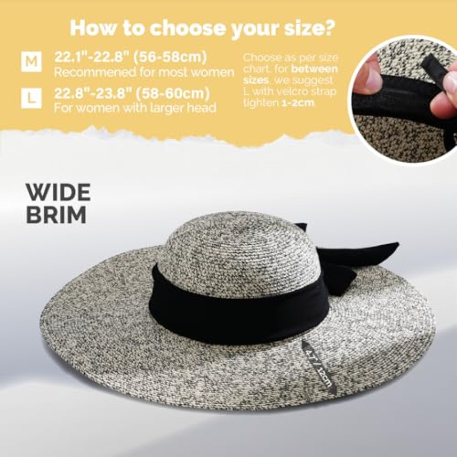 Hat Hut Wide Brim Beach Sun Ha - مراجعة Packable Hat Nylon وسعره