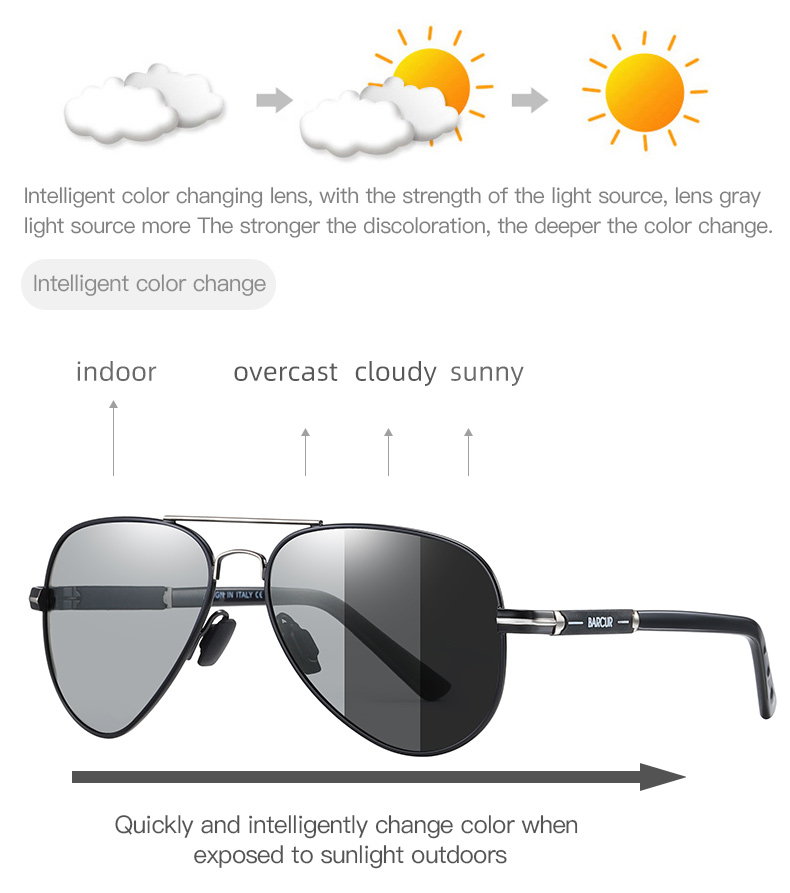 BARCUR Polarized Mens Sunglass - مراجعة Sunglasses Aviator Polarized وسعره