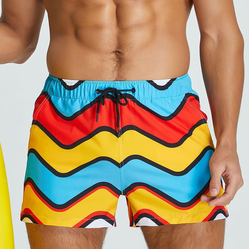 Print Seabean Boardshorts Men  - مراجعة Trunks Board Surf وسعره