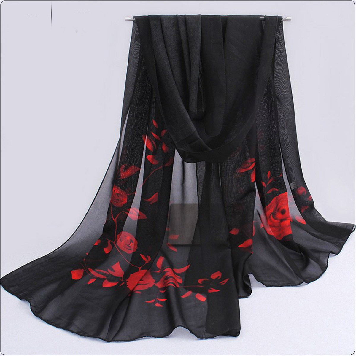 1pcs Chiffon Scarf Simple Eleg - مراجعة Beach Towel Large وسعره