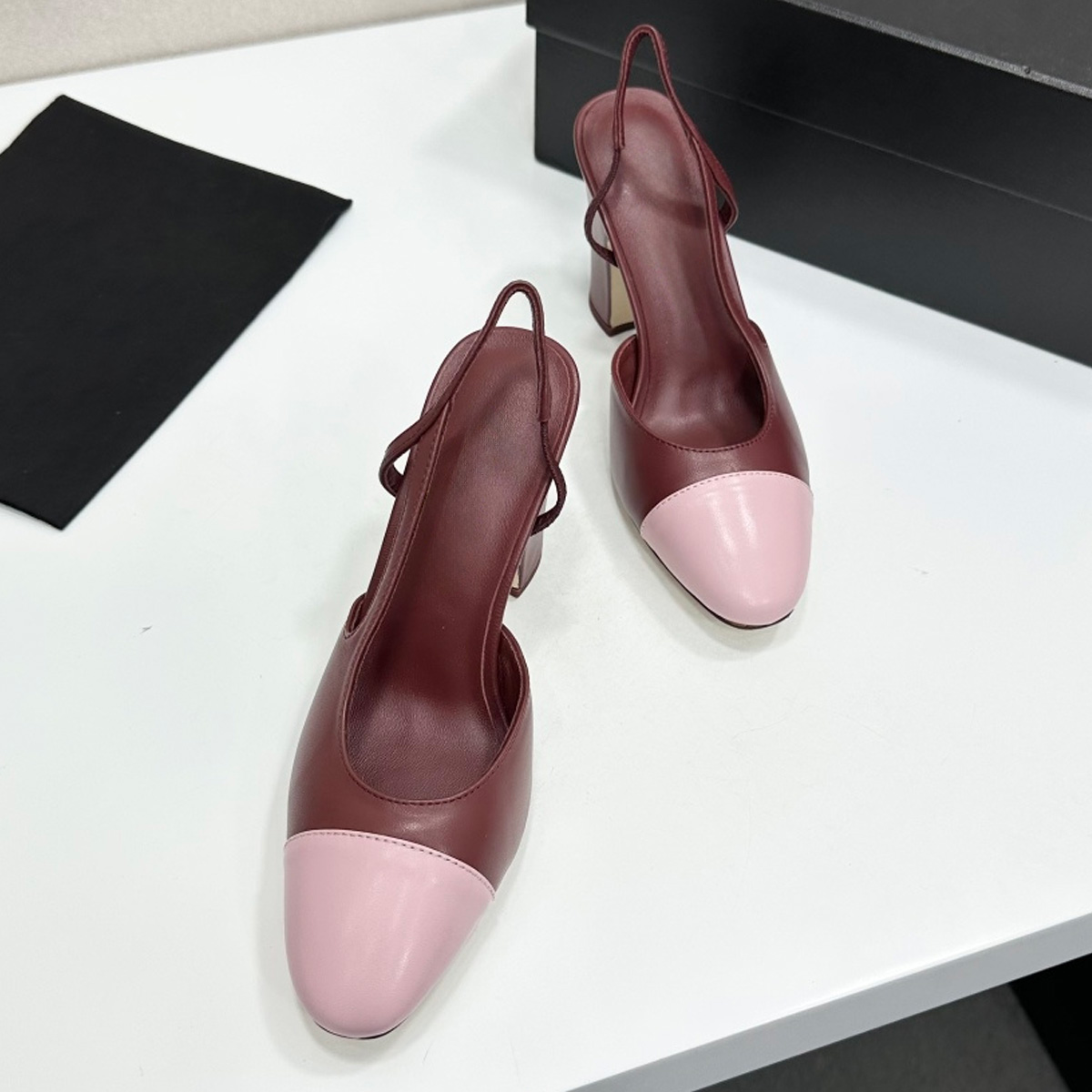 2026 Women's Two-Tone Slingbac - مراجعة Casual Sandal Leather وسعره