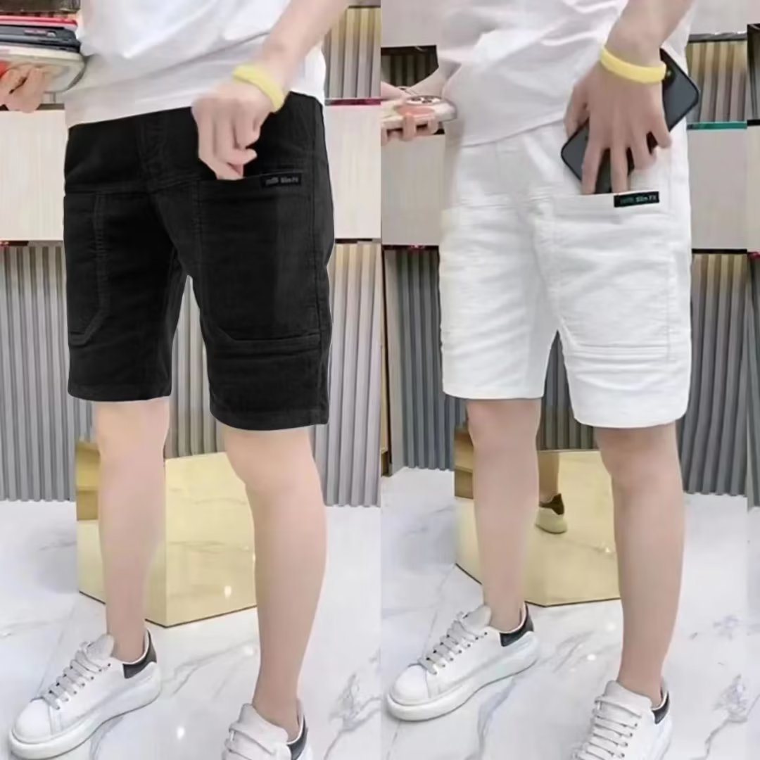 Slim Fit Summer Thin Corduroy  - مراجعة Shorts Chino Slim وسعره