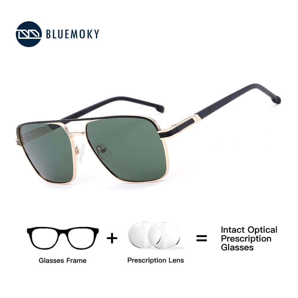BLUEMOKY Fashion Metal Pilot P - مراجعة Sunglasses Aviator Polarized وسعره