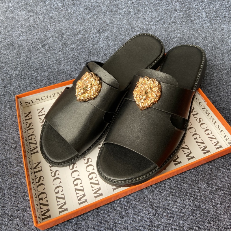 size 38-48 original shoes bran - مراجعة Flip Flop Leather Men وسعره