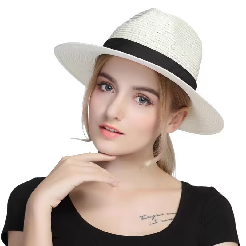 Large Size 56-60cm New Natural - مراجعة Bucket Hat Straw وسعره
