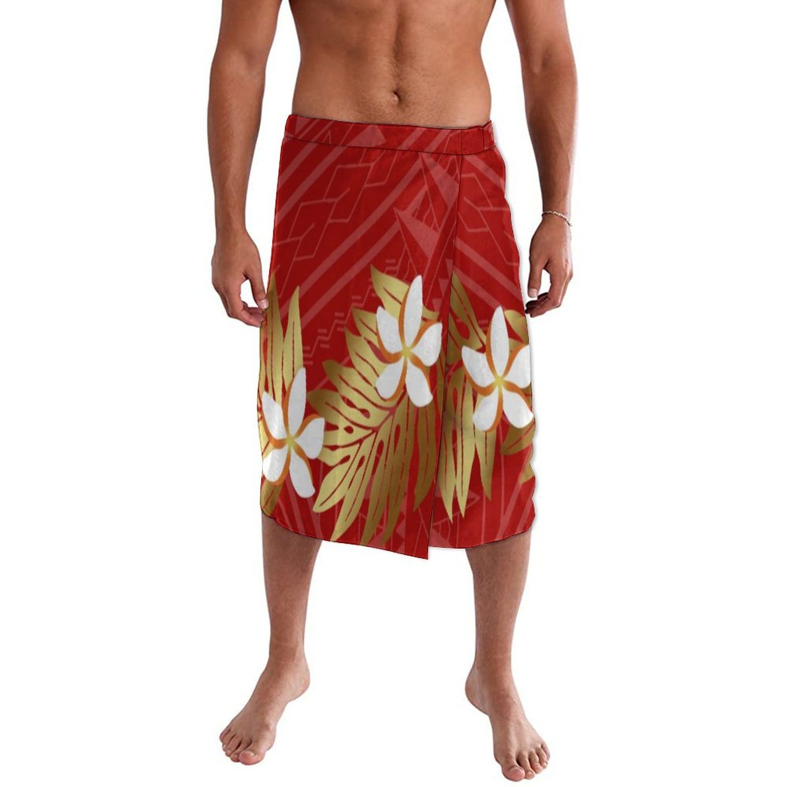Polynesian Island Customized M - مراجعة Sarong Men Wrap وسعره