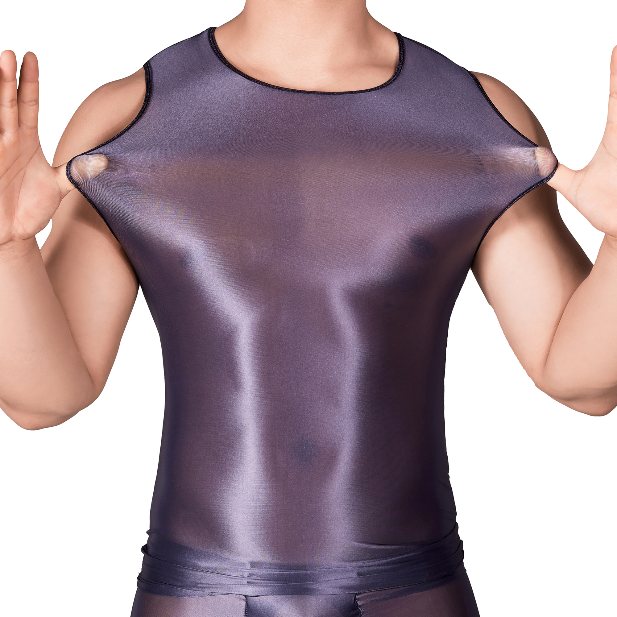 Solid Color Men's Slim Smooth  - مراجعة Tank Top Muscle وسعره