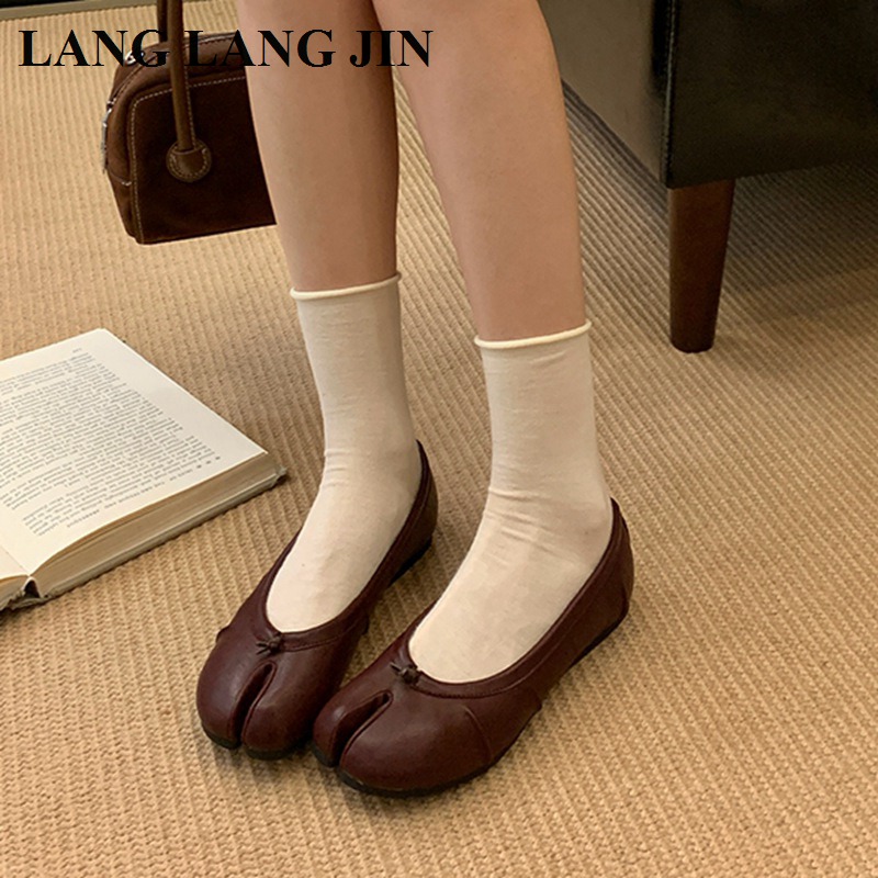 Spring Split Toe Women Ballet  - مراجعة Espadrille Slip On وسعره
