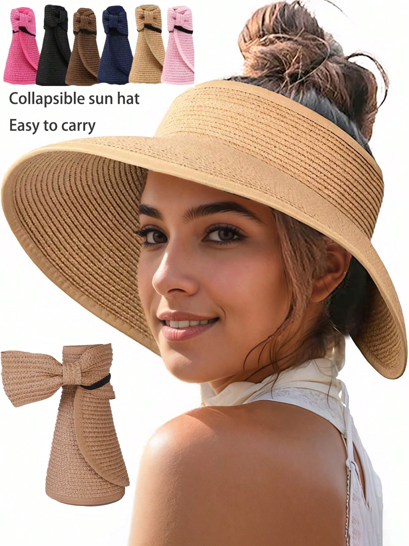 Sun Visor Hats For Women Wide  - مراجعة Packable Hat Nylon وسعره