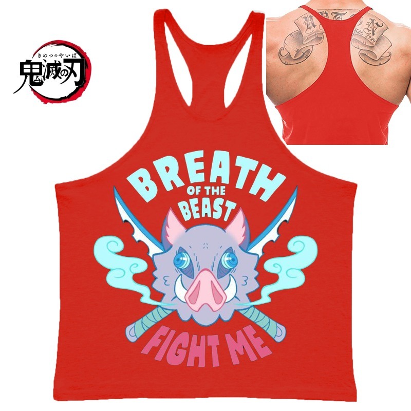 GYM Mens Tank Top Brand (Demon - مراجعة Tank Top Muscle وسعره