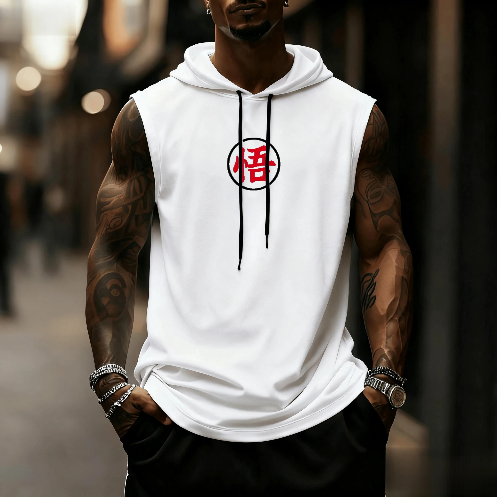 Dragon Ball Goku Anime Men Tan - مراجعة Tank Top Muscle وسعره