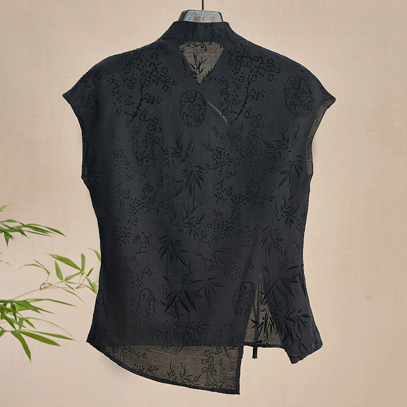 Retro Thin Shirt New Chinese S - مراجعة Shirt Camp Collar وسعره
