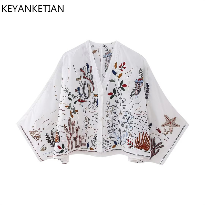 KEYANKETIAN Summer's New Flora - مراجعة Resort Shirt Floral وسعره