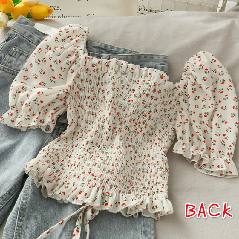 Blouses Shirts Women Floral Dr - مراجعة Short Linen Drawstring وسعره